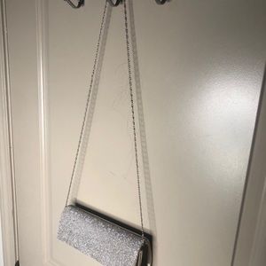 Sexy silver handbag